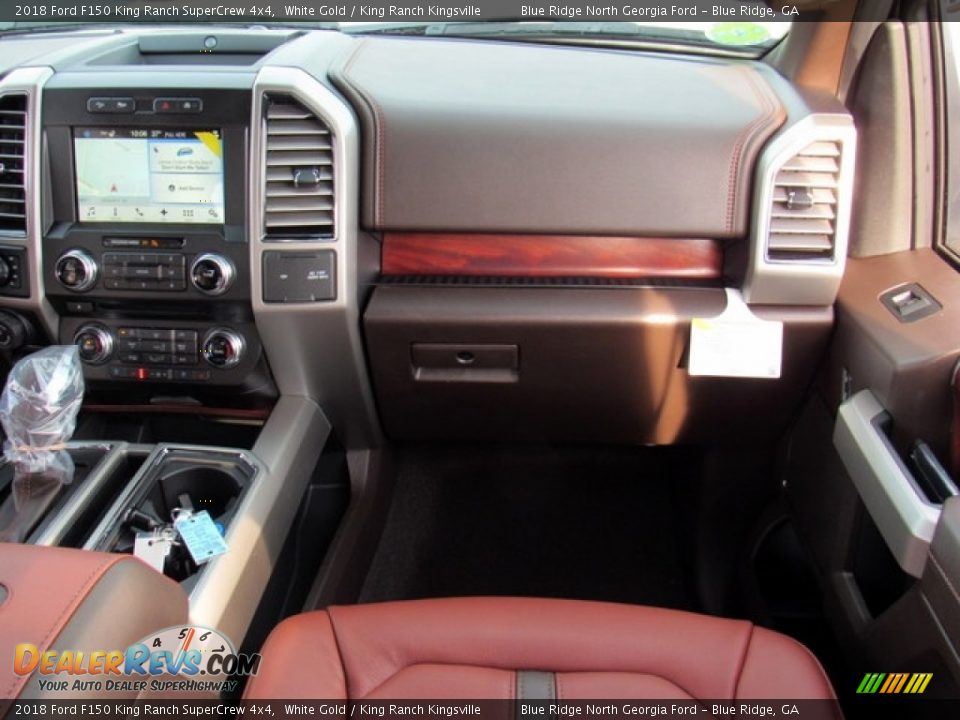 2018 Ford F150 King Ranch SuperCrew 4x4 White Gold / King Ranch Kingsville Photo #28