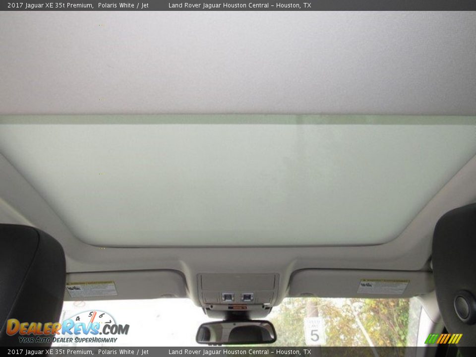 2017 Jaguar XE 35t Premium Polaris White / Jet Photo #16
