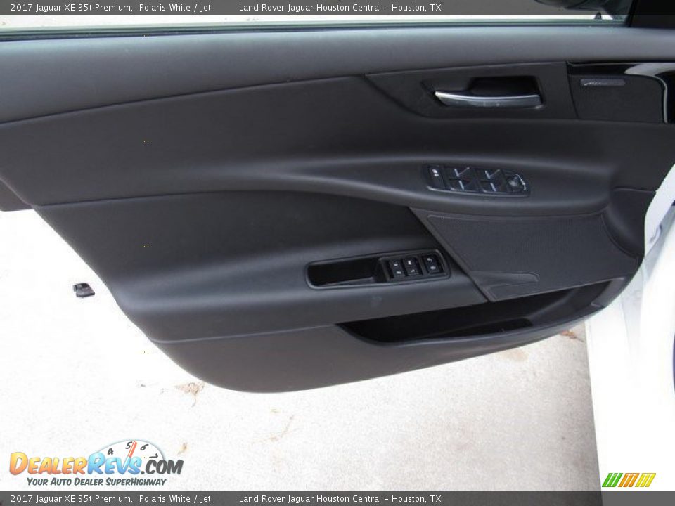 2017 Jaguar XE 35t Premium Polaris White / Jet Photo #17