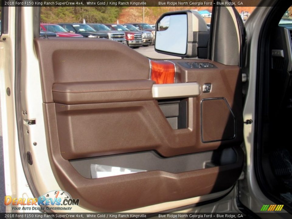 2018 Ford F150 King Ranch SuperCrew 4x4 White Gold / King Ranch Kingsville Photo #30