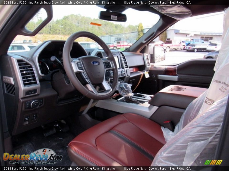 2018 Ford F150 King Ranch SuperCrew 4x4 White Gold / King Ranch Kingsville Photo #31