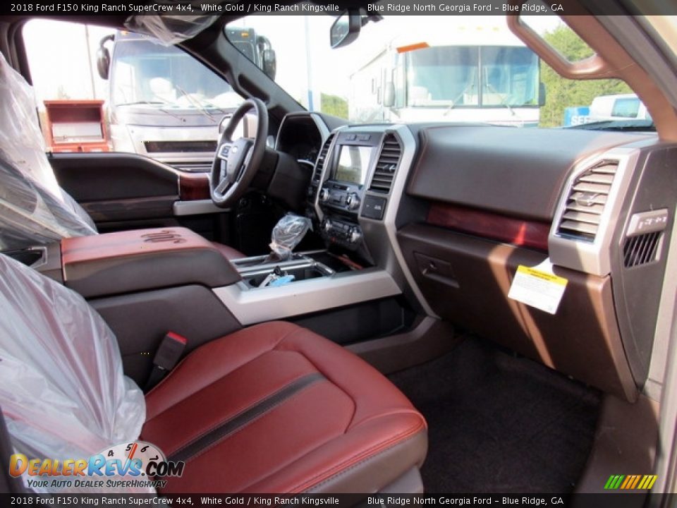 2018 Ford F150 King Ranch SuperCrew 4x4 White Gold / King Ranch Kingsville Photo #32
