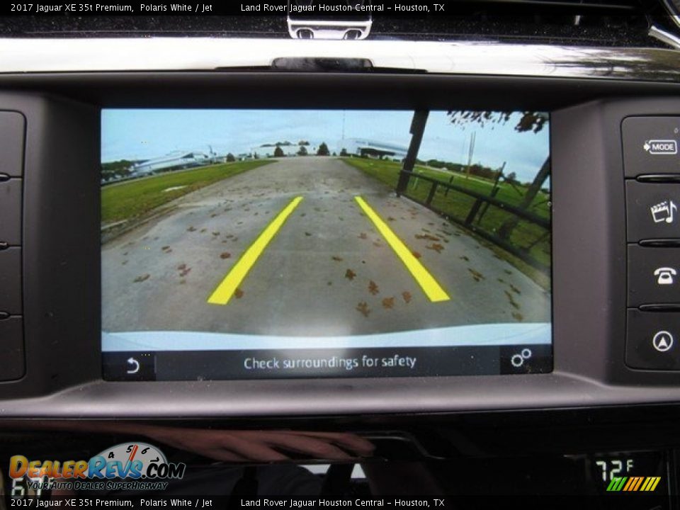 2017 Jaguar XE 35t Premium Polaris White / Jet Photo #20