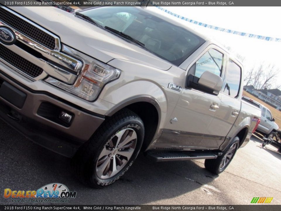 2018 Ford F150 King Ranch SuperCrew 4x4 White Gold / King Ranch Kingsville Photo #33