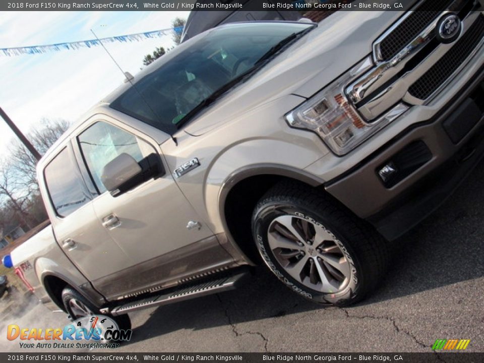 2018 Ford F150 King Ranch SuperCrew 4x4 White Gold / King Ranch Kingsville Photo #34