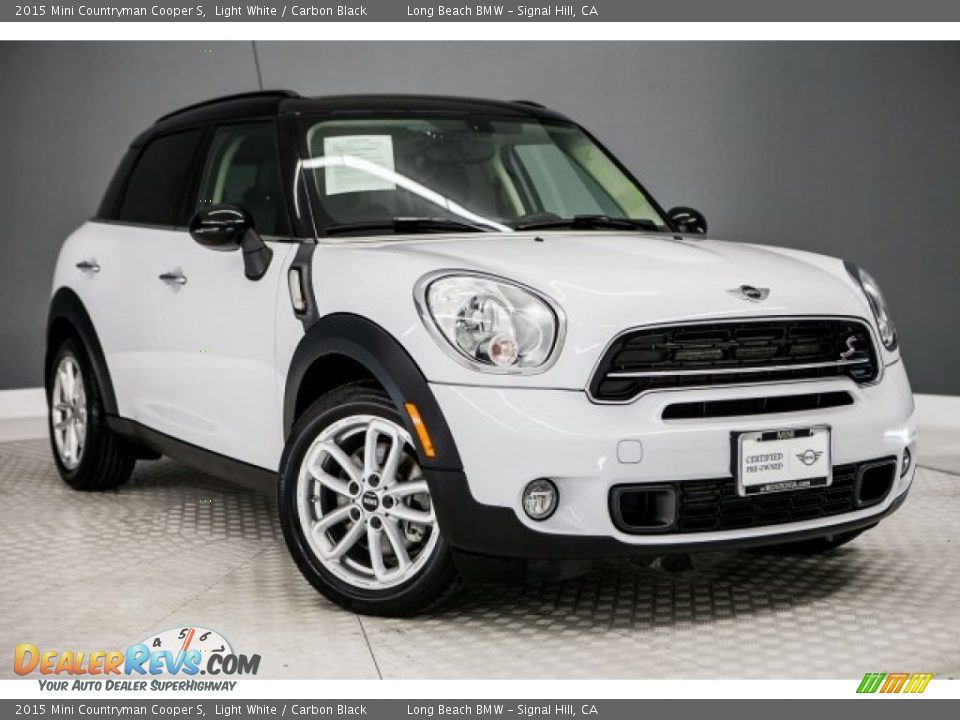 2015 Mini Countryman Cooper S Light White / Carbon Black Photo #12