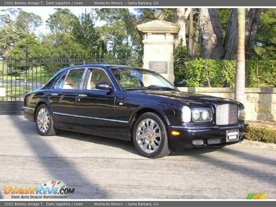 2002 Bentley Arnage T Dark Sapphire / Linen Photo #9