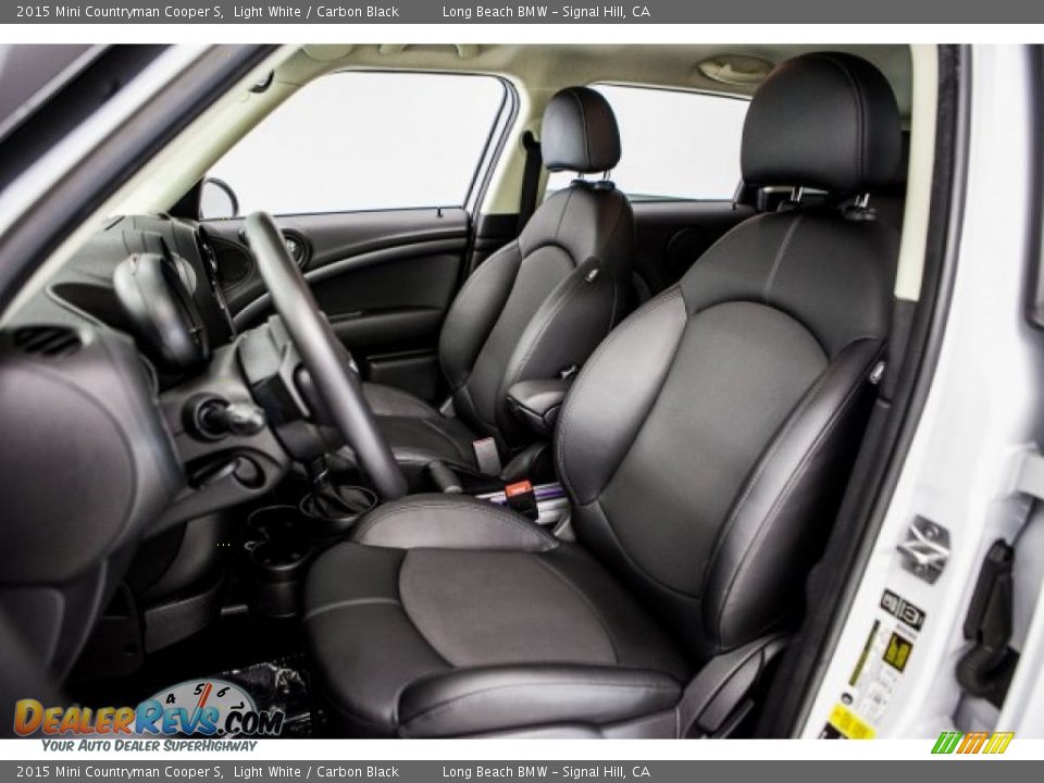 2015 Mini Countryman Cooper S Light White / Carbon Black Photo #16