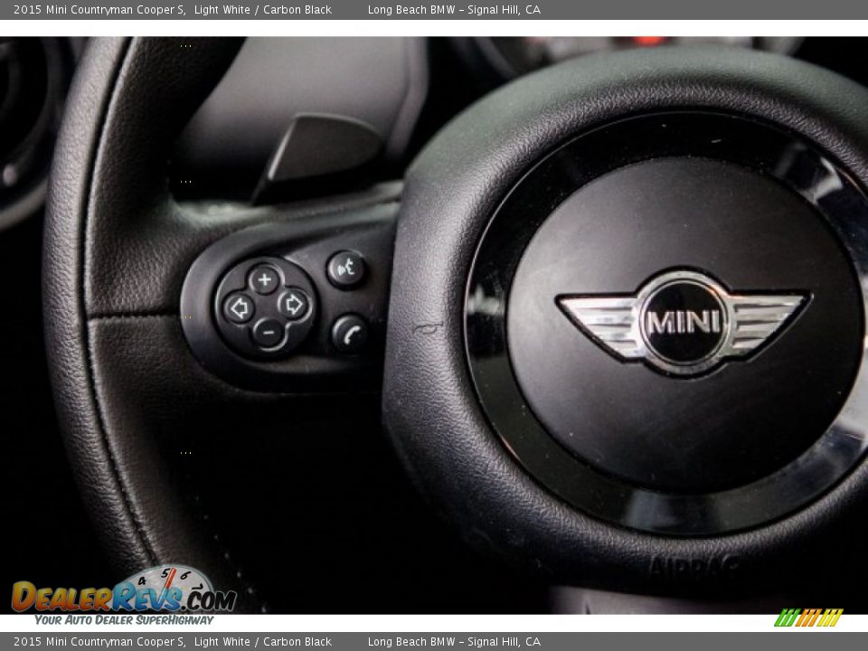 2015 Mini Countryman Cooper S Light White / Carbon Black Photo #17