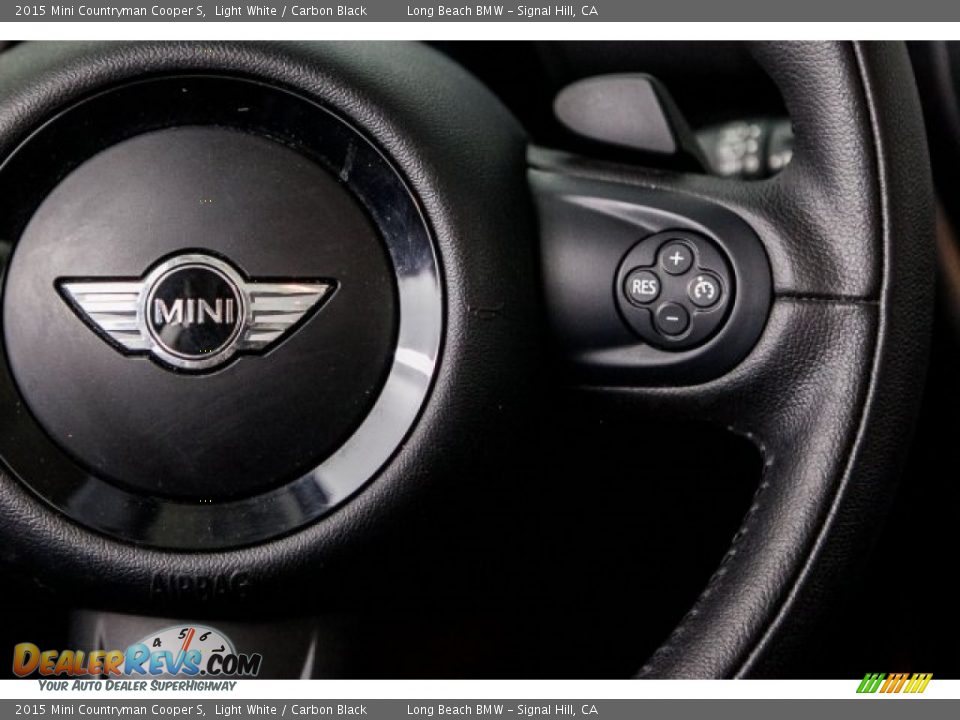 2015 Mini Countryman Cooper S Light White / Carbon Black Photo #18