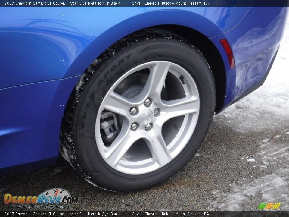 2017 Chevrolet Camaro LT Coupe Hyper Blue Metallic / Jet Black Photo #5