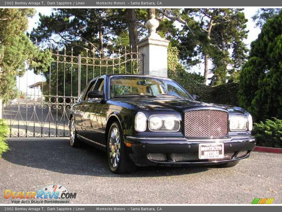 2002 Bentley Arnage T Dark Sapphire / Linen Photo #13