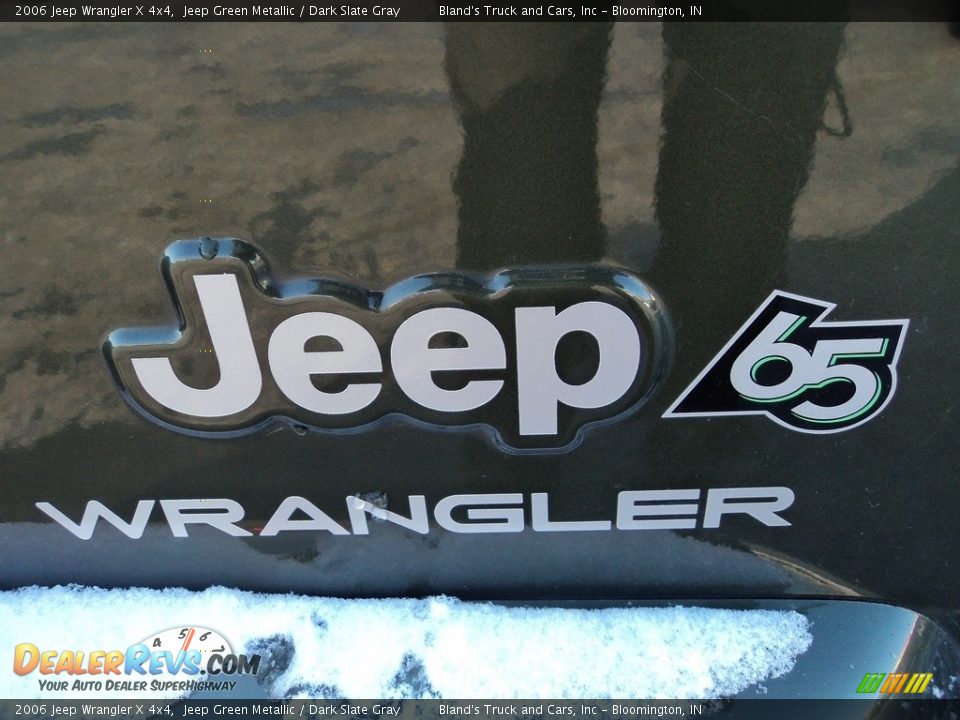 2006 Jeep Wrangler X 4x4 Jeep Green Metallic / Dark Slate Gray Photo #29