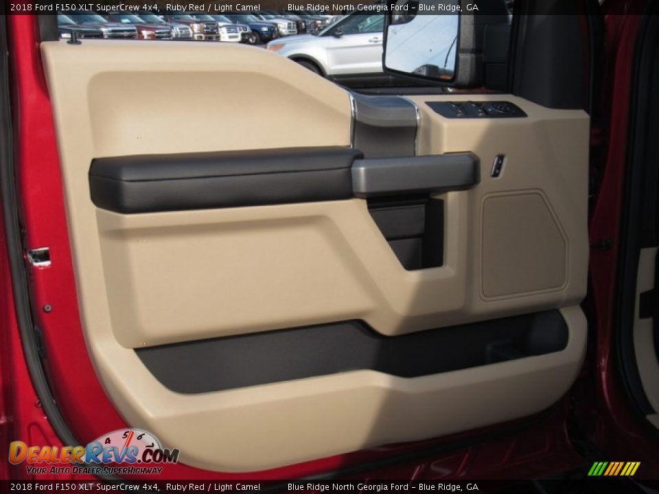 2018 Ford F150 XLT SuperCrew 4x4 Ruby Red / Light Camel Photo #29
