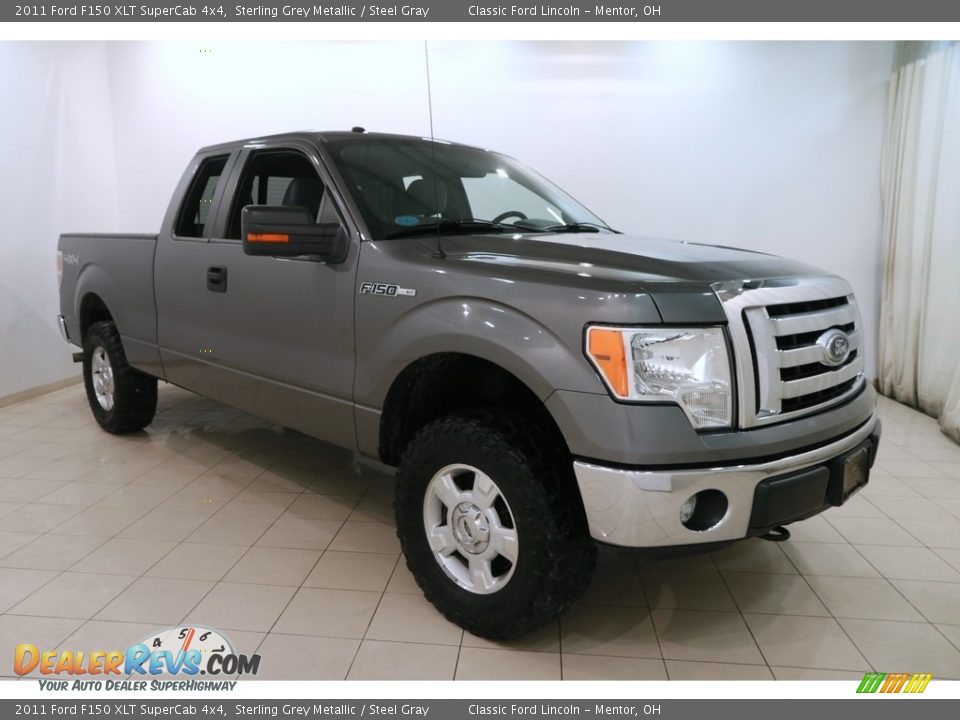 2011 Ford F150 XLT SuperCab 4x4 Sterling Grey Metallic / Steel Gray Photo #1