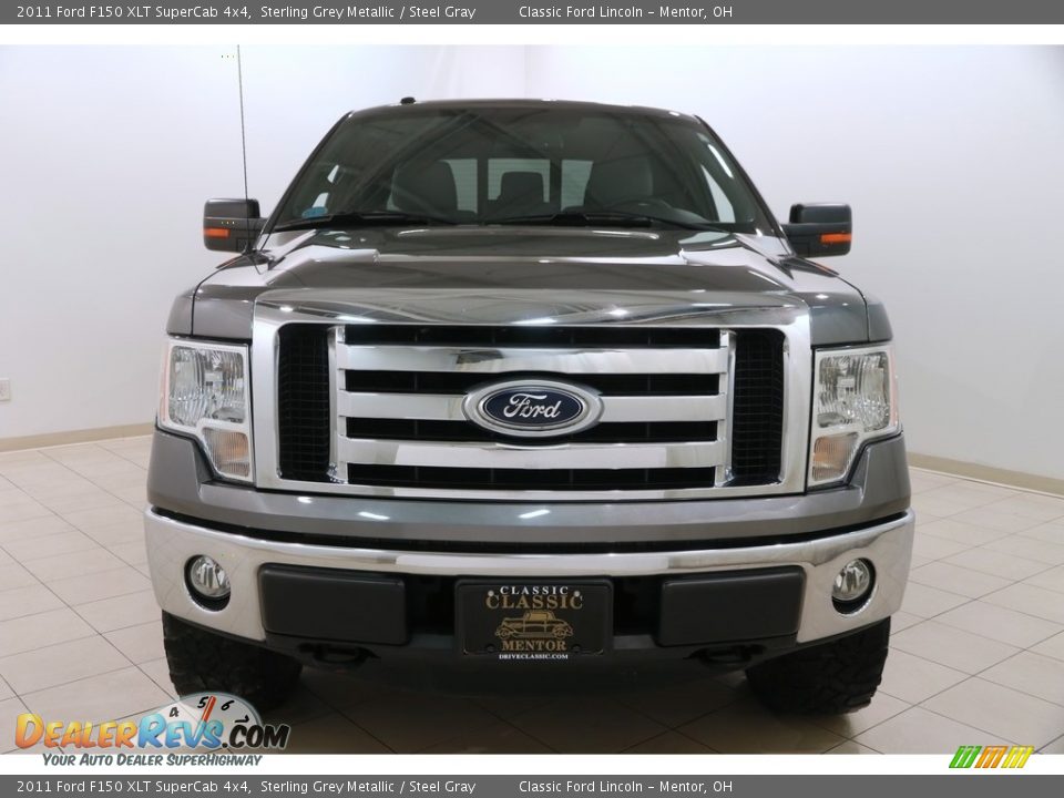 2011 Ford F150 XLT SuperCab 4x4 Sterling Grey Metallic / Steel Gray Photo #2