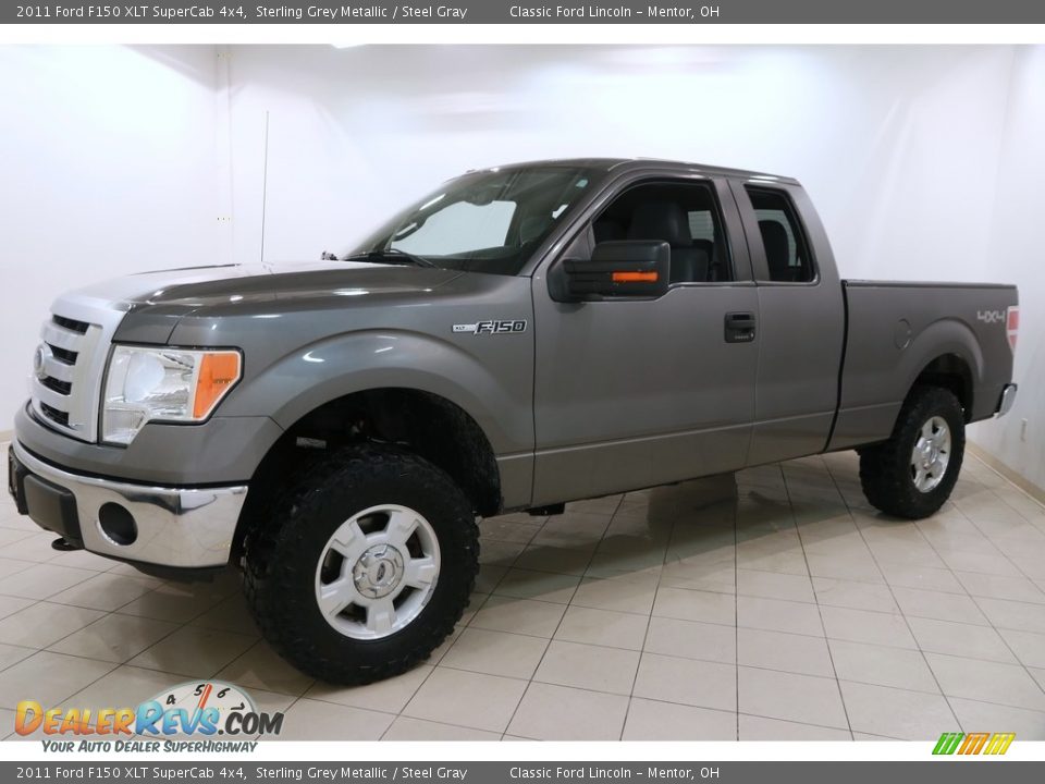 2011 Ford F150 XLT SuperCab 4x4 Sterling Grey Metallic / Steel Gray Photo #3