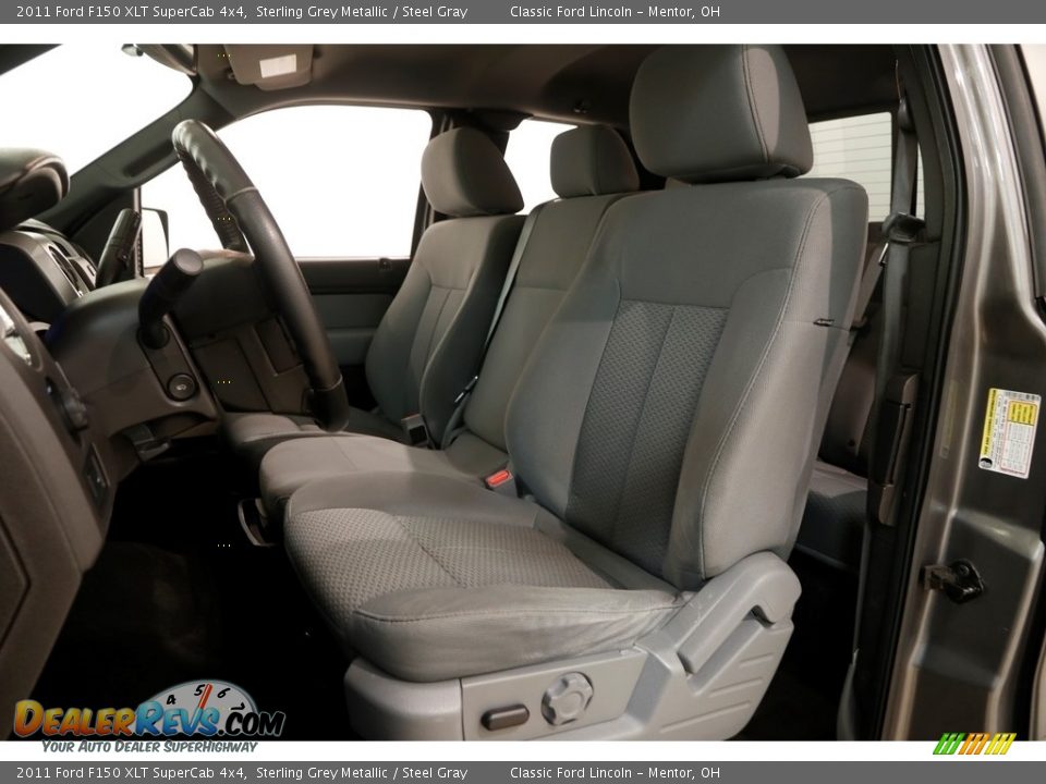 2011 Ford F150 XLT SuperCab 4x4 Sterling Grey Metallic / Steel Gray Photo #5