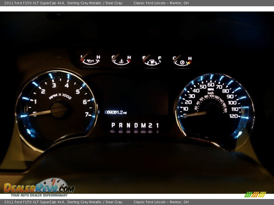 2011 Ford F150 XLT SuperCab 4x4 Sterling Grey Metallic / Steel Gray Photo #7