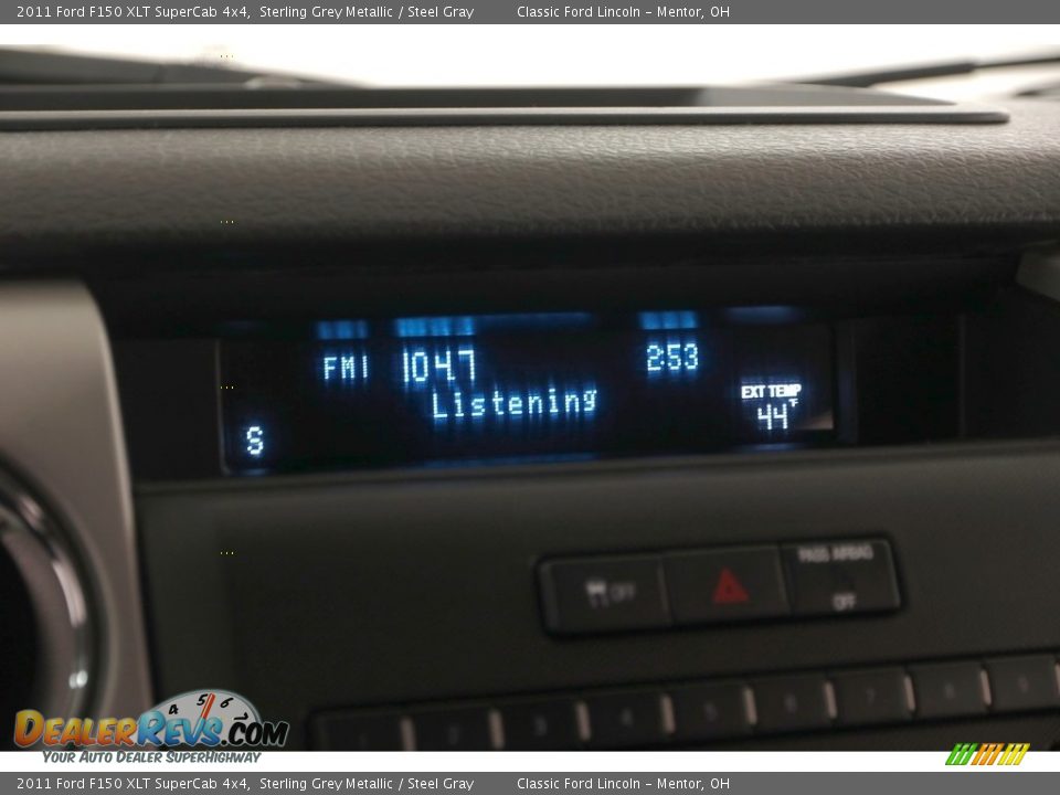 2011 Ford F150 XLT SuperCab 4x4 Sterling Grey Metallic / Steel Gray Photo #10