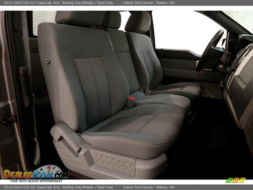 2011 Ford F150 XLT SuperCab 4x4 Sterling Grey Metallic / Steel Gray Photo #11