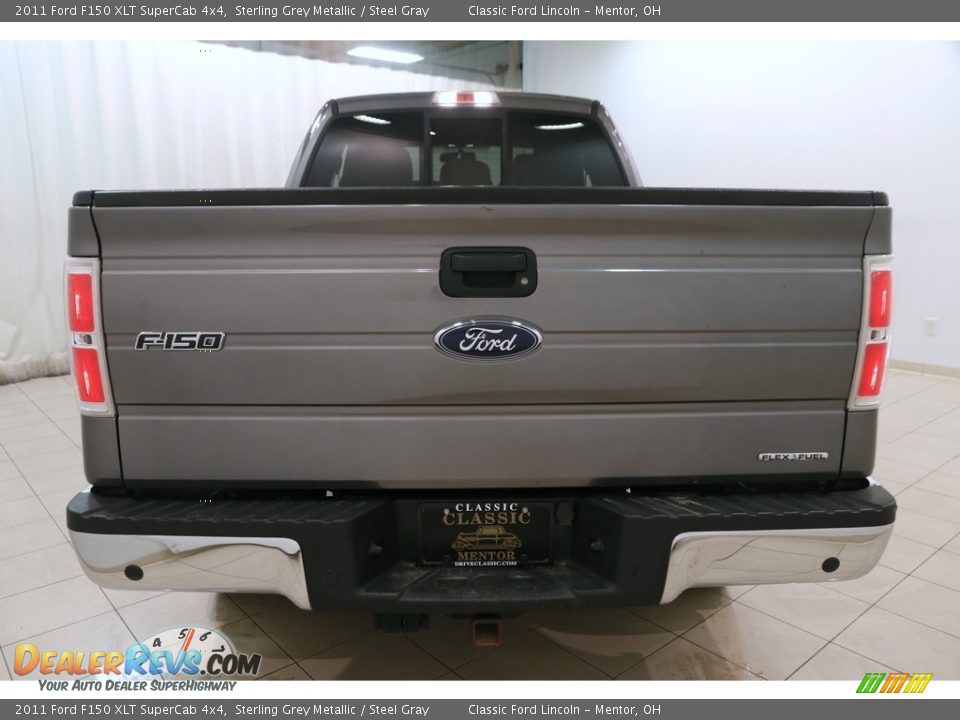 2011 Ford F150 XLT SuperCab 4x4 Sterling Grey Metallic / Steel Gray Photo #14