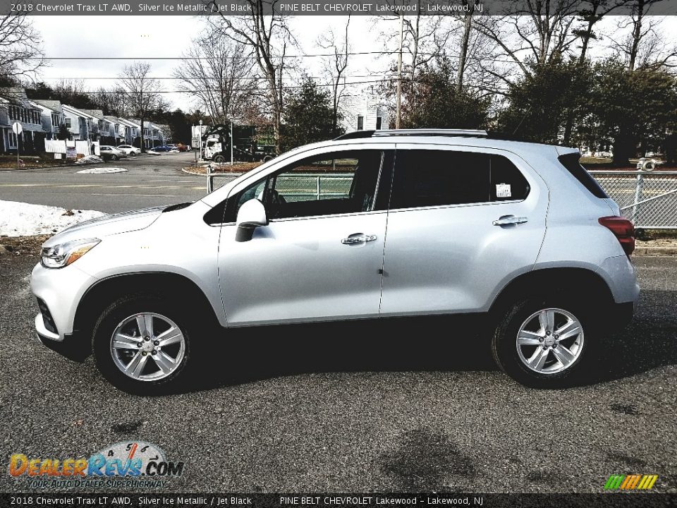 2018 Chevrolet Trax LT AWD Silver Ice Metallic / Jet Black Photo #3