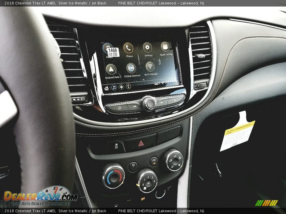 2018 Chevrolet Trax LT AWD Silver Ice Metallic / Jet Black Photo #10