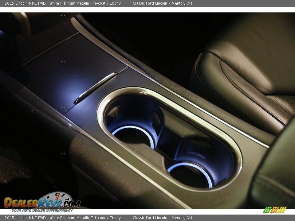 2015 Lincoln MKC FWD White Platinum Metallic Tri-coat / Ebony Photo #10