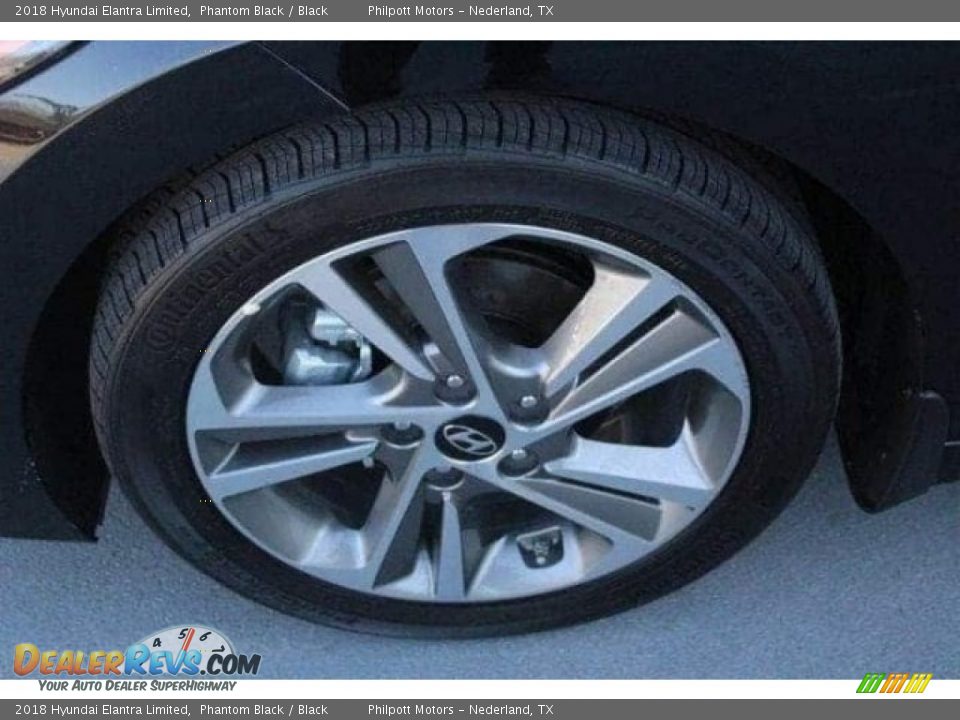 2018 Hyundai Elantra Limited Phantom Black / Black Photo #4