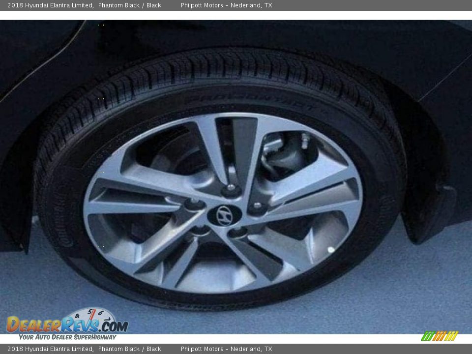 2018 Hyundai Elantra Limited Phantom Black / Black Photo #5