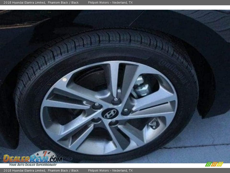 2018 Hyundai Elantra Limited Phantom Black / Black Photo #9