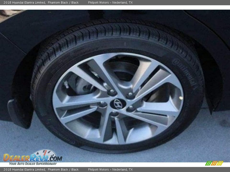 2018 Hyundai Elantra Limited Phantom Black / Black Photo #10