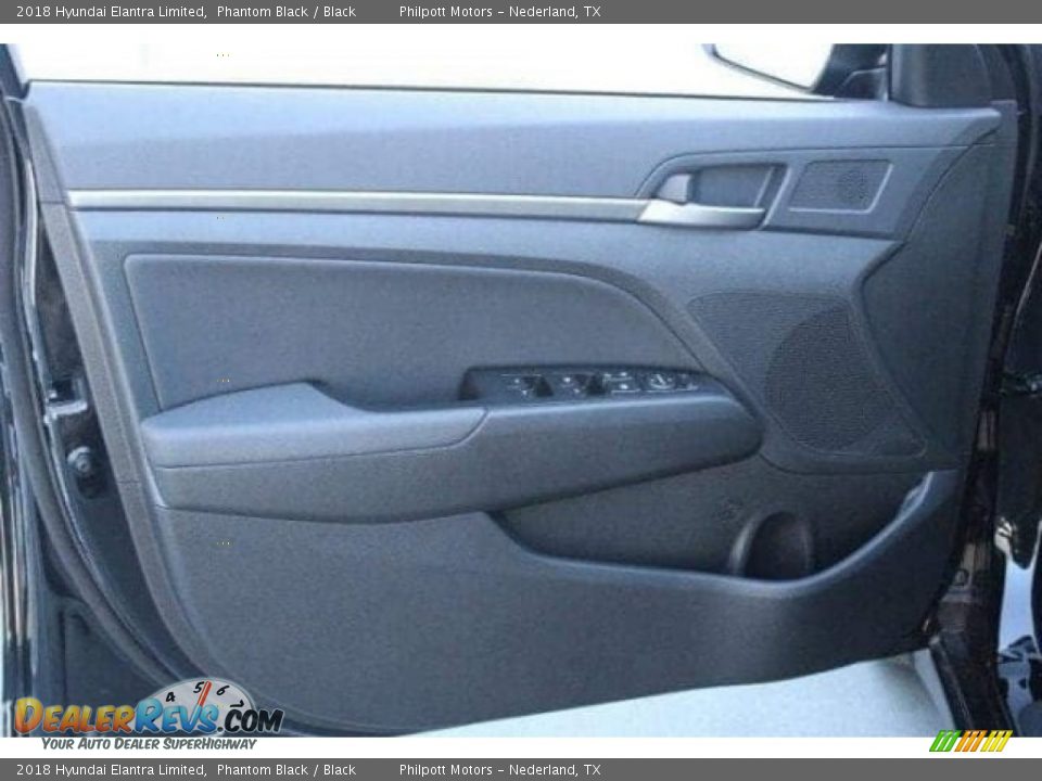 2018 Hyundai Elantra Limited Phantom Black / Black Photo #11