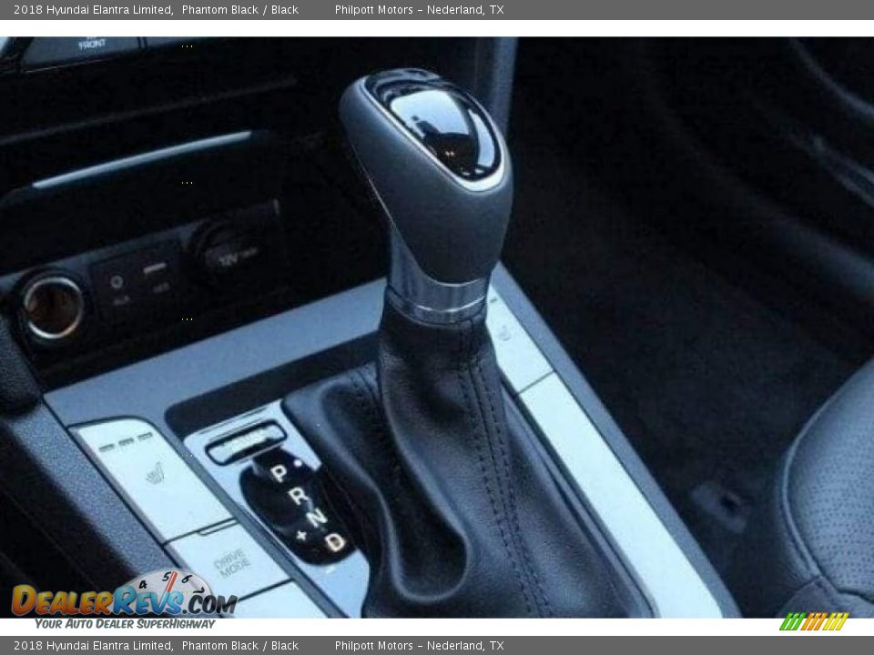 2018 Hyundai Elantra Limited Phantom Black / Black Photo #14