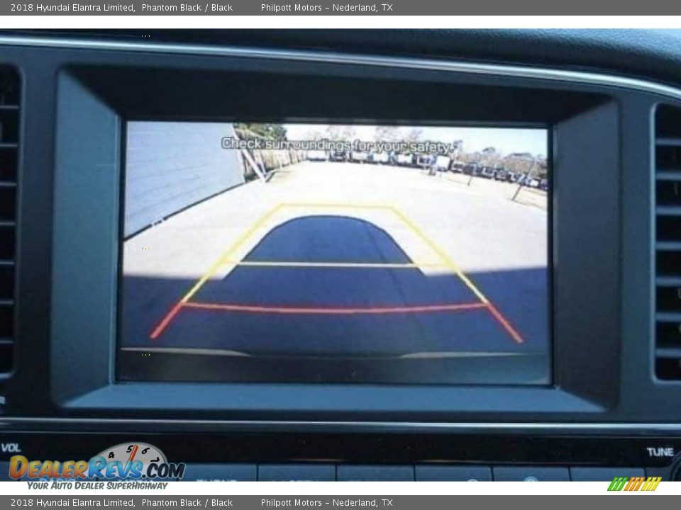 2018 Hyundai Elantra Limited Phantom Black / Black Photo #15