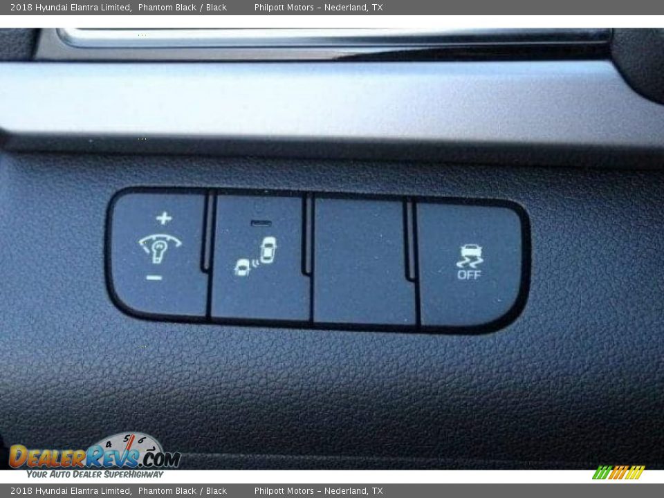 2018 Hyundai Elantra Limited Phantom Black / Black Photo #20