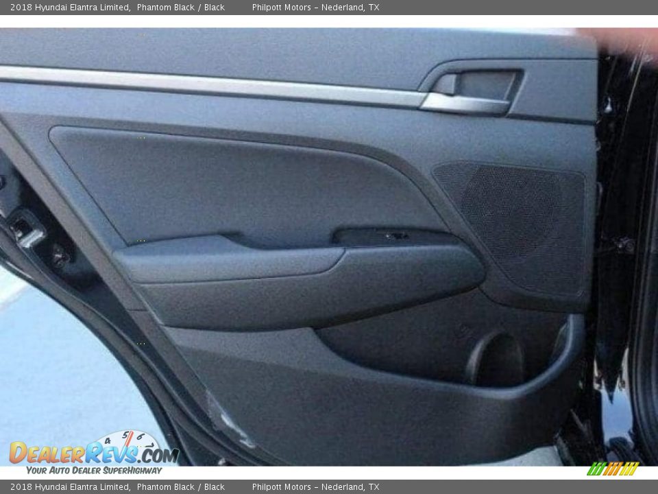 2018 Hyundai Elantra Limited Phantom Black / Black Photo #21