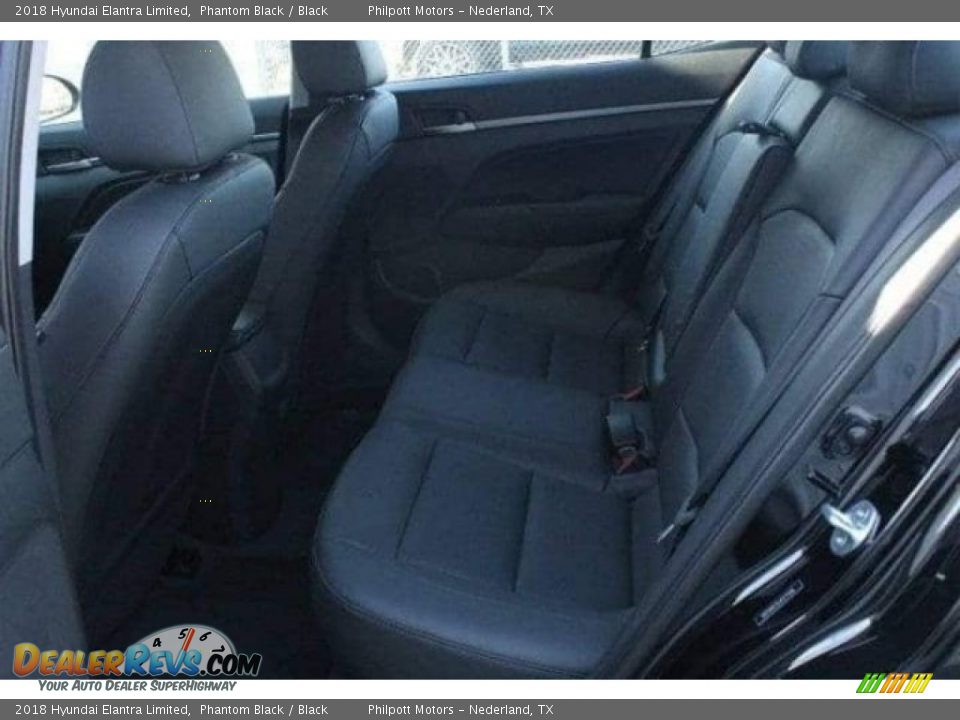 2018 Hyundai Elantra Limited Phantom Black / Black Photo #22