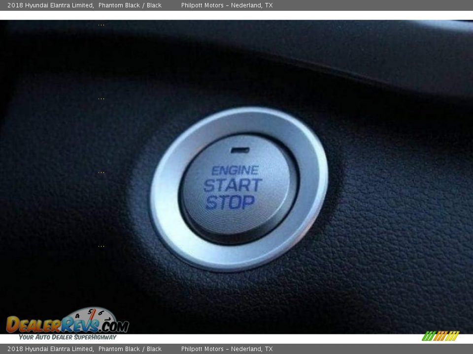 2018 Hyundai Elantra Limited Phantom Black / Black Photo #25
