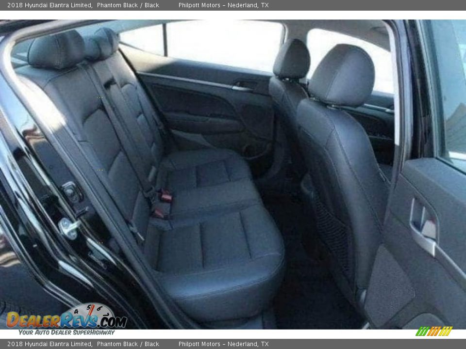 2018 Hyundai Elantra Limited Phantom Black / Black Photo #27