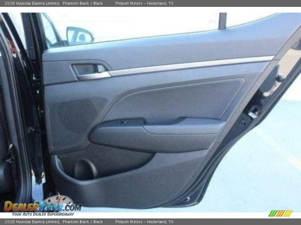 2018 Hyundai Elantra Limited Phantom Black / Black Photo #28