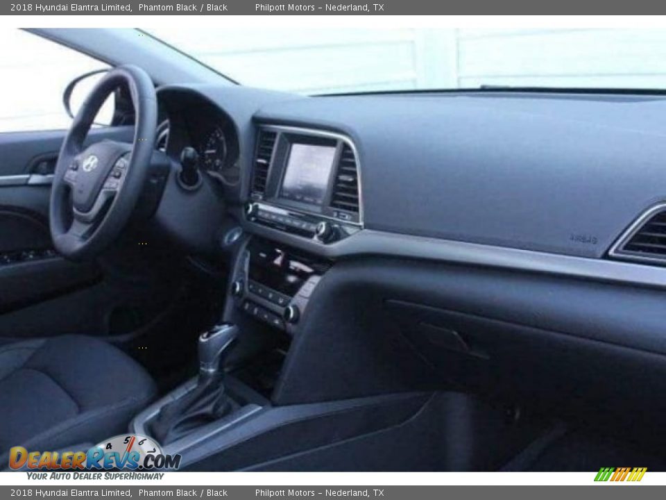 2018 Hyundai Elantra Limited Phantom Black / Black Photo #30