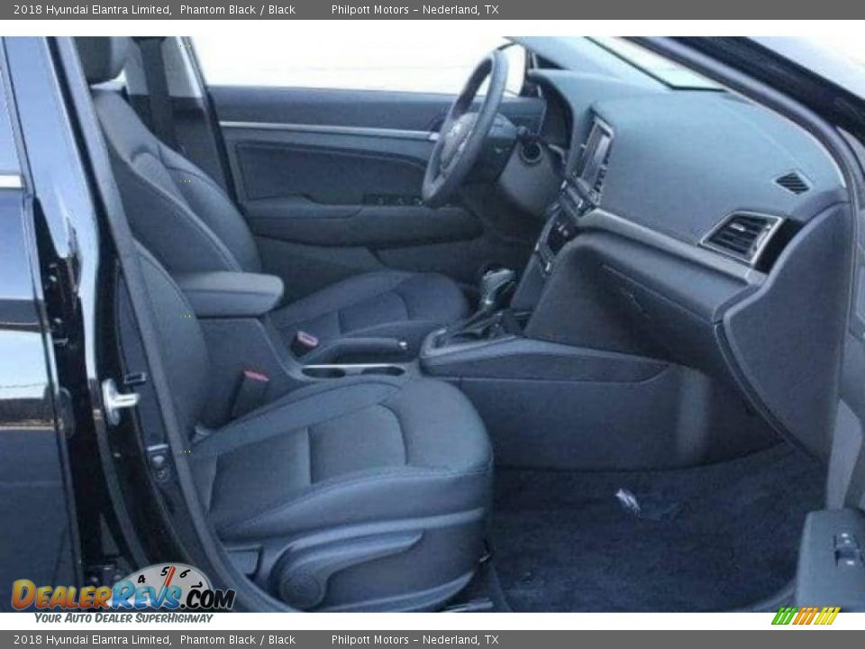2018 Hyundai Elantra Limited Phantom Black / Black Photo #31
