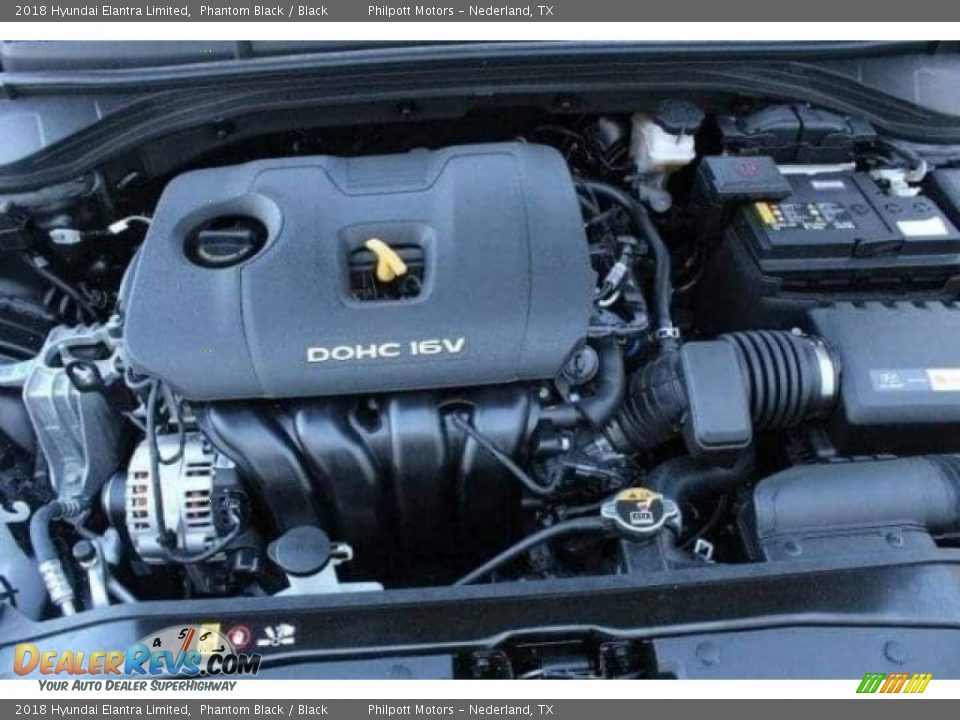 2018 Hyundai Elantra Limited Phantom Black / Black Photo #32