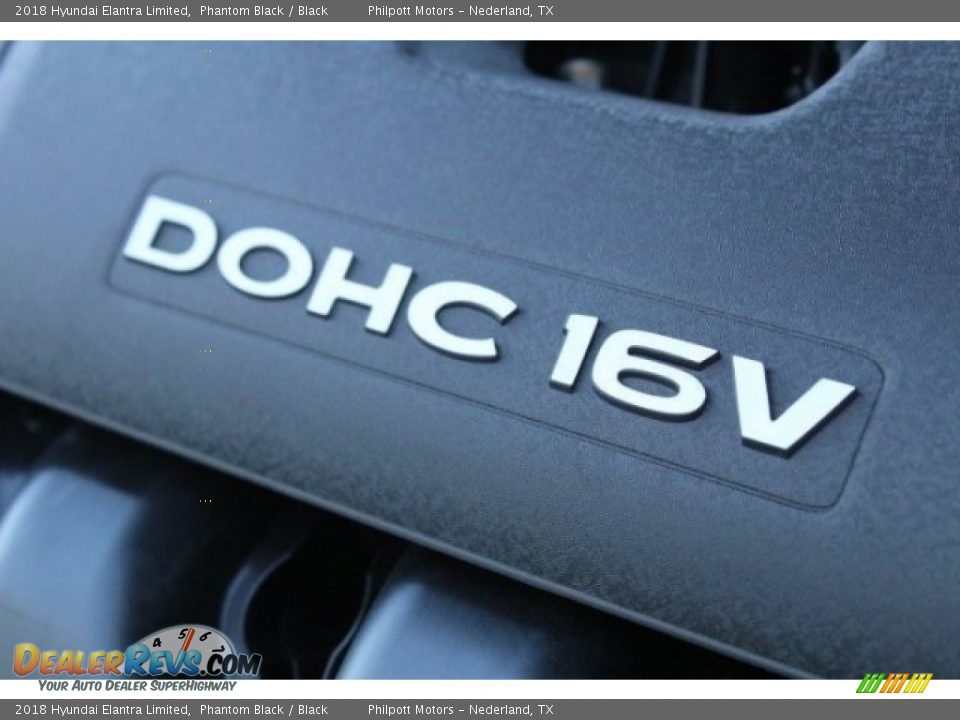 2018 Hyundai Elantra Limited Phantom Black / Black Photo #33