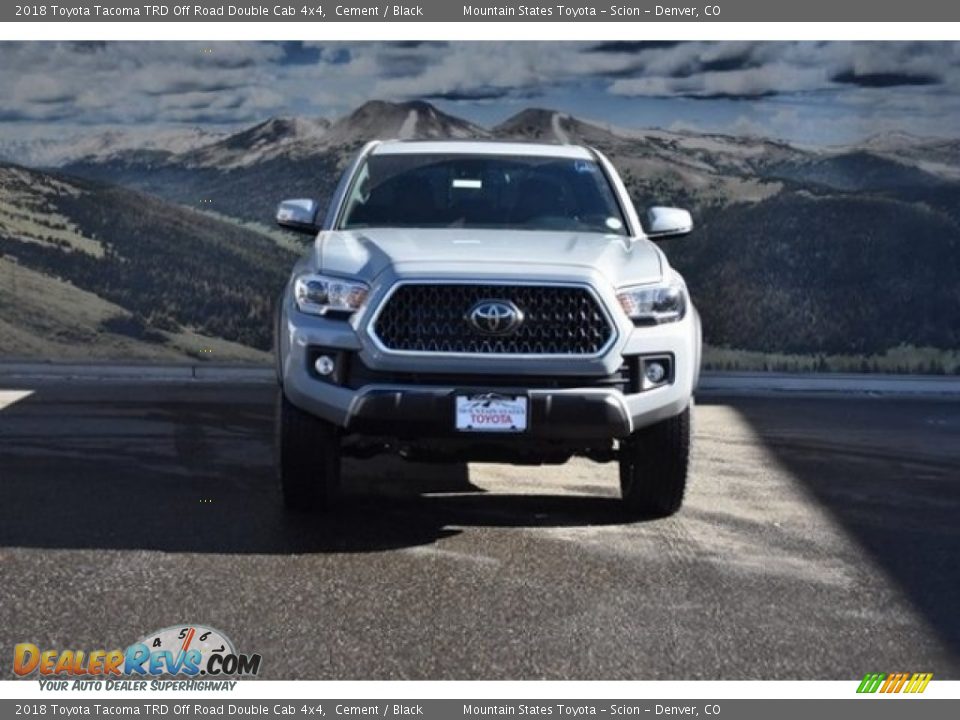 2018 Toyota Tacoma TRD Off Road Double Cab 4x4 Cement / Black Photo #2