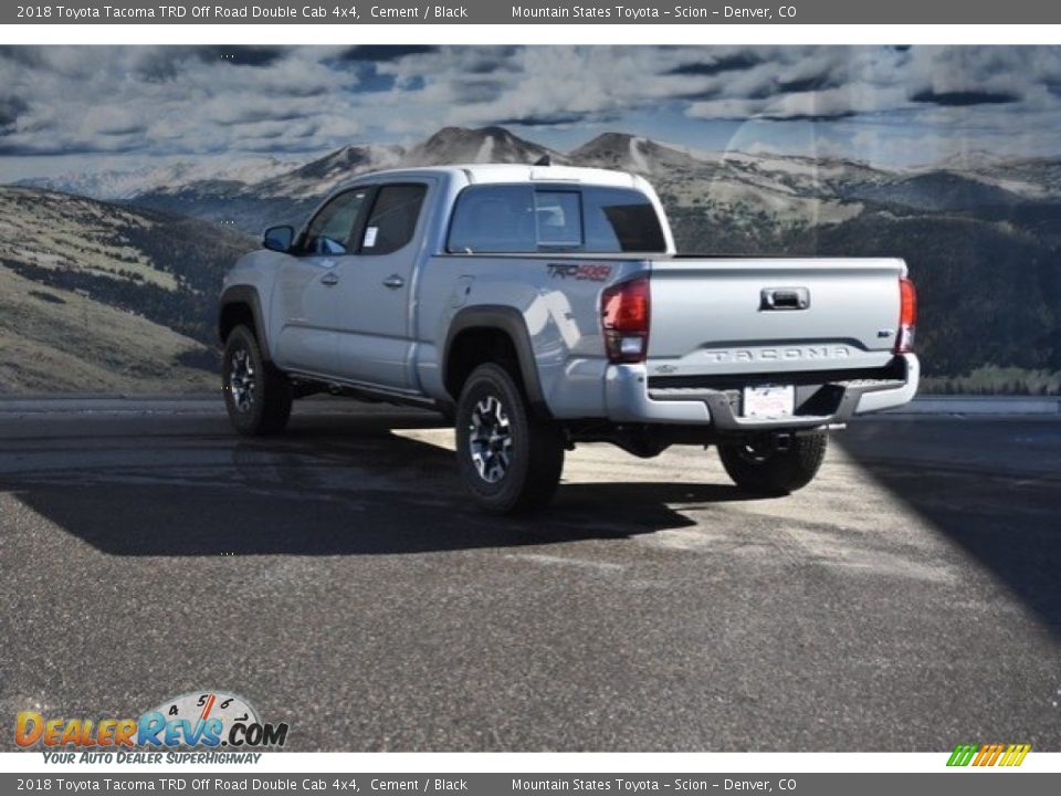2018 Toyota Tacoma TRD Off Road Double Cab 4x4 Cement / Black Photo #3