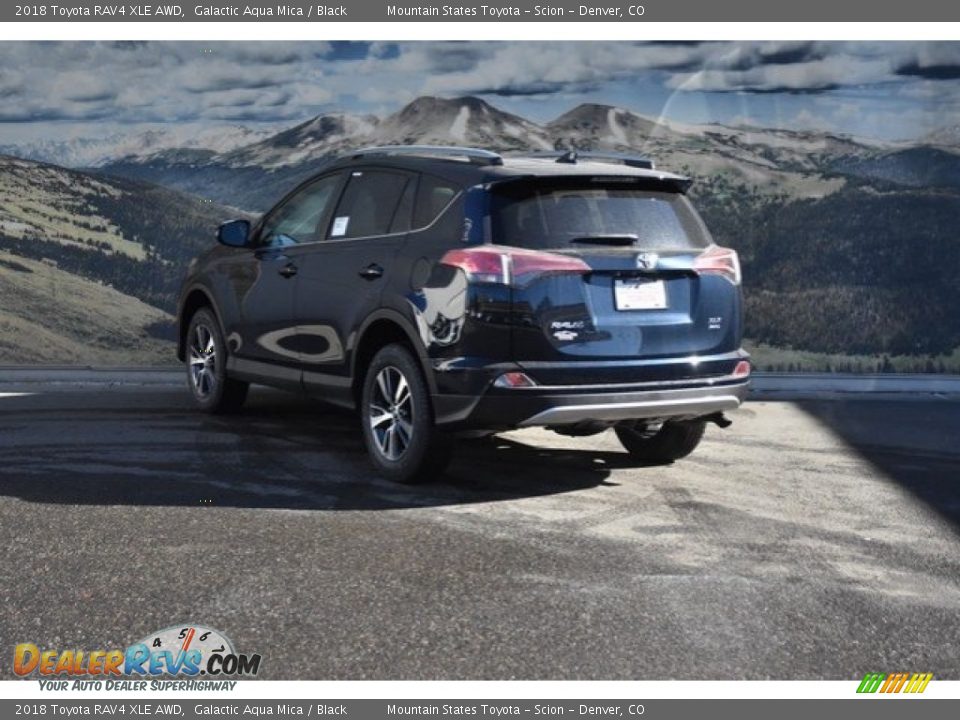2018 Toyota RAV4 XLE AWD Galactic Aqua Mica / Black Photo #3