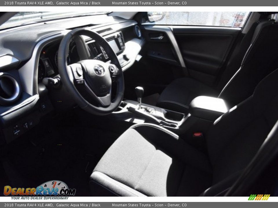 2018 Toyota RAV4 XLE AWD Galactic Aqua Mica / Black Photo #5